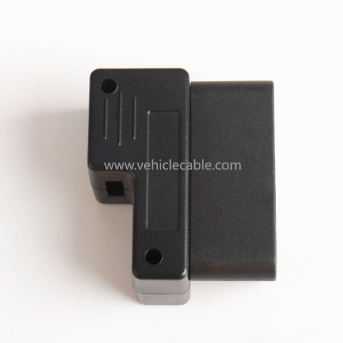Automotive OBD2 16PIN/pin male plug mini headphone shell OBDII connector J1962M