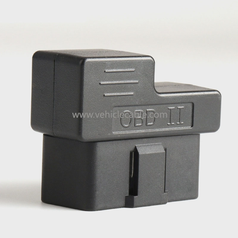 Automotive OBD2 16PIN/pin male plug mini headphone shell OBDII connector J1962M 