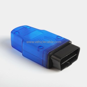 Automotive OBD2 Male Connector Fingerprint Housing OBD Plug J1962M without wire 