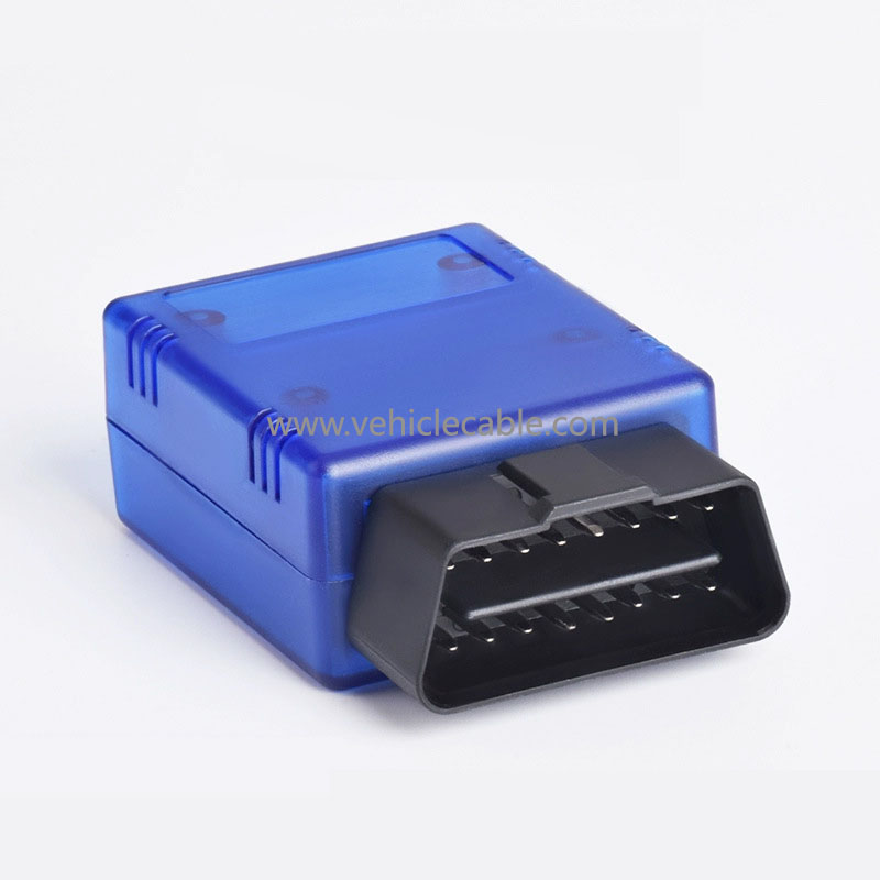 Car OBD interface OBD2 plug 16pin connector OBDII Bluetooth 327 shell male modified J1962M 
