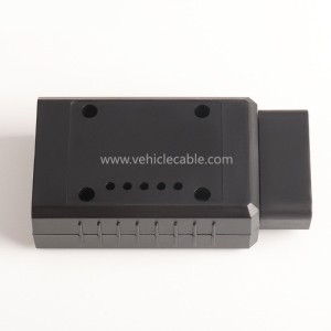 Automotive OBD2 Male Housing Connector for ELM327 Bluetooth and GPS 