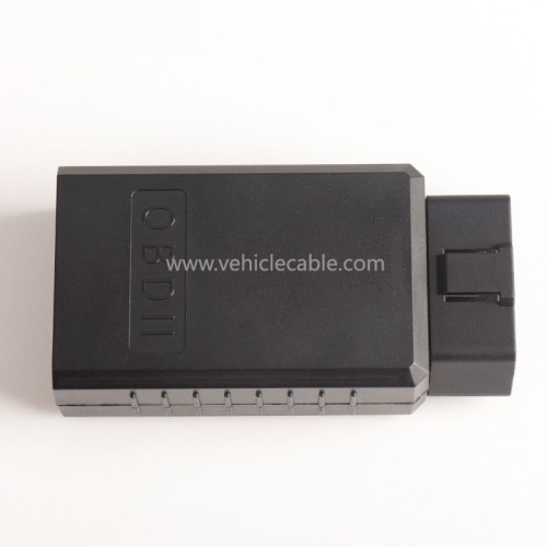 Automotive OBD2 Male Housing Connector for ELM327 Bluetooth and GPS