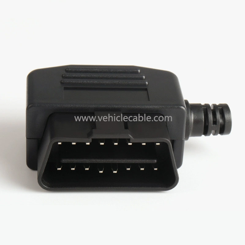  Automotive male connector OBD2 connector plug shell wire card screw OBD plug J1962M 