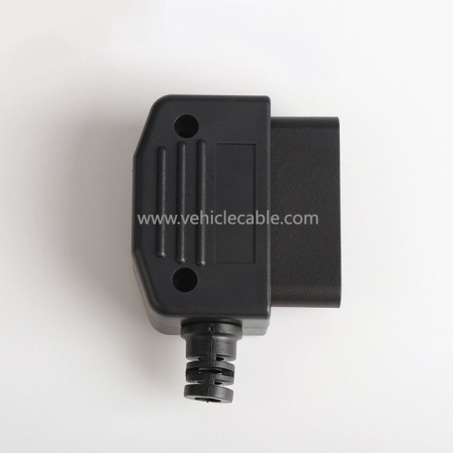  Automotive male connector OBD2 connector plug shell wire card screw OBD plug J1962M