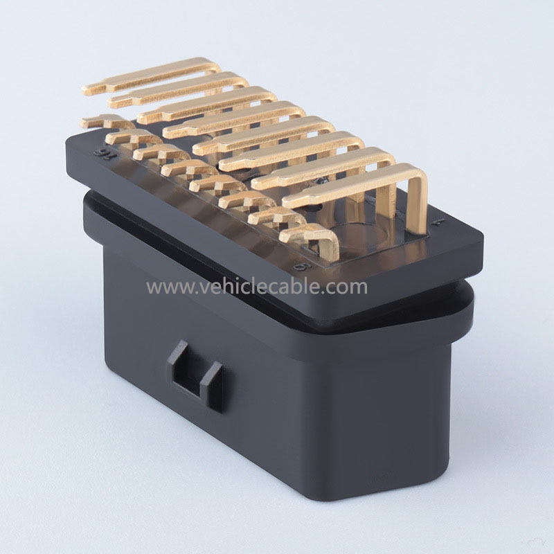OBD2 16PIN 90° Curved Pin Female Header obd Connector OBD2 Female Plug J1962f 
