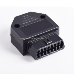 Automotive OBD2 16Pin Female Connector OBD Plug + Shell + Terminals + Screws 
