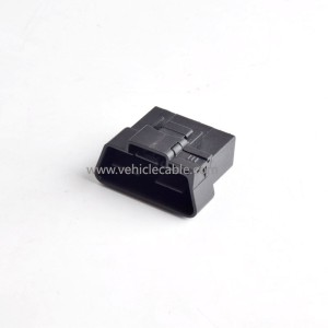 Automotive OBDll 16Pin Pin Locking Male Shell + Female Shell OBD Plug + Shell + Terminal  