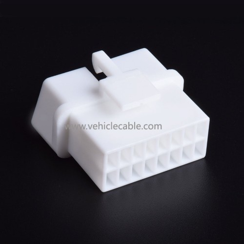 Assembled OBD male connector OBD2 Solderless crimp male connector with 16 terminals