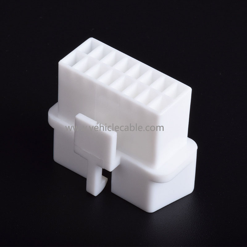 Assembled OBD male connector OBD2 Solderless crimp male connector with 16 terminals 