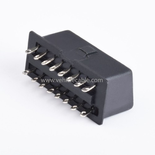 OBD 16PIN Female Connector Automotive OBD2 Female Connector Pin Injection Diagnostic Interface