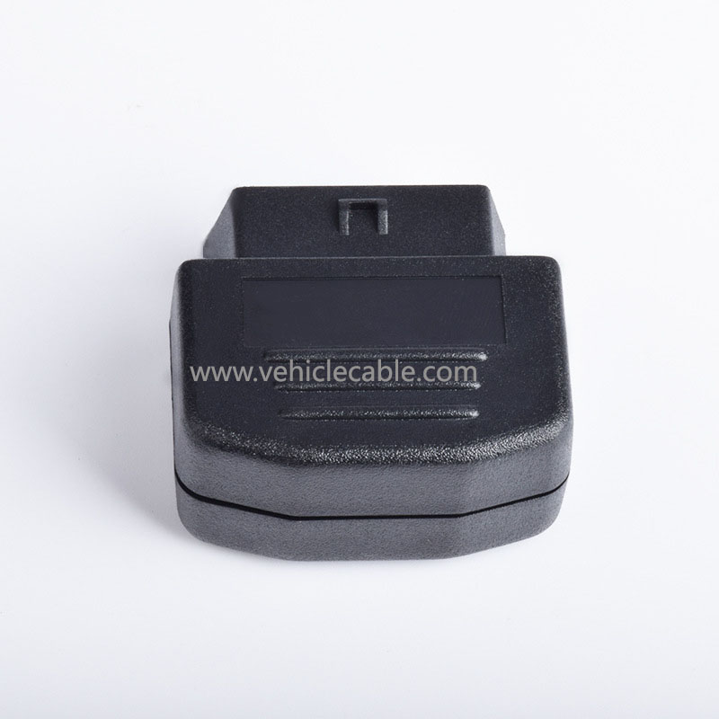 Automotive OBD2 Female Diagnostic Interface OBD Plug Port Housing OBDII Assembled Solderable Wire Assembly 