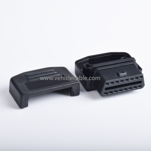 Automotive OBD2 Female Diagnostic Interface OBD Plug Port Housing OBDII Assembled Solderable Wire Assembly