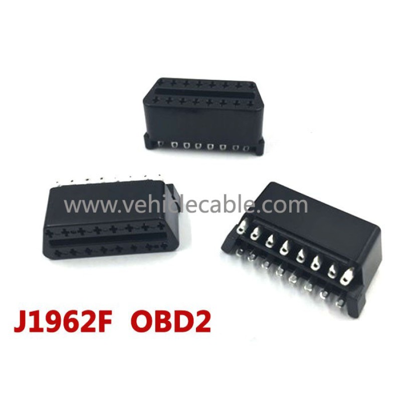 OBD 16PIN 母头 连接器 OBD2 OBD2 Female Plug J1962f 