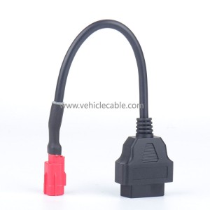 OBD 16-pin to 6-pin, for Honda motorbike 6-pin motorbike national four six-pin cable 