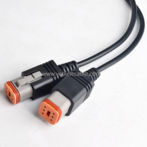 OBD OBDll one tow two connection cable forHonda Motorcycle 16pin to 4pin+6pin pin cable 