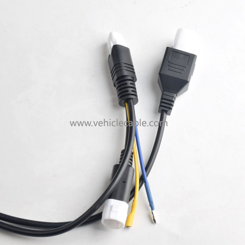Yamaha One Tow Two OBD 16pin Connection Cable forHonda Motorcycle 3pin+4pin to Pin Cable 