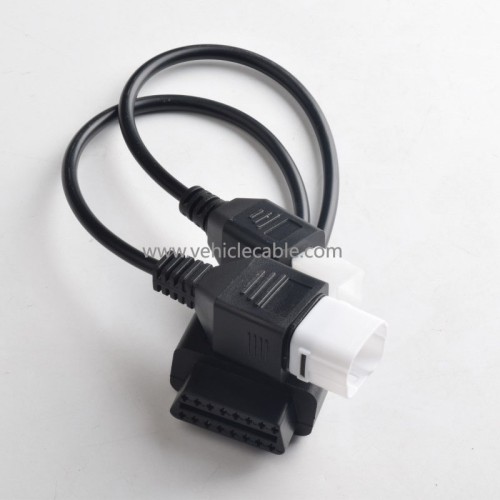 OBD OBDll 16pin connecting cable for Honda motorbike one tow two 4pin+6pin pin cable