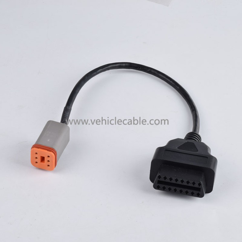 6 pin for Harley Davidson Motorcycle 6 pin motorbike adapter cable Suitable for Harley 