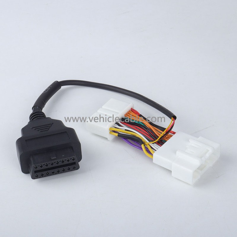 For Tesla OBD adapter cable 26-pin male and female connector TESLAMODEL OBD diagnostic cable 