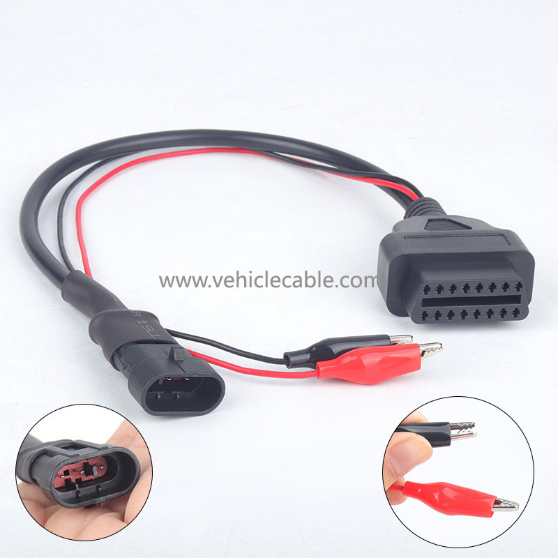 Springbok 3-pin to OBD2 adapter cable 