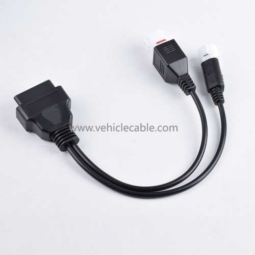 OBD to 3pin for yamaha Motorcycle 3pin motorbike yamaha one point two adapter cable