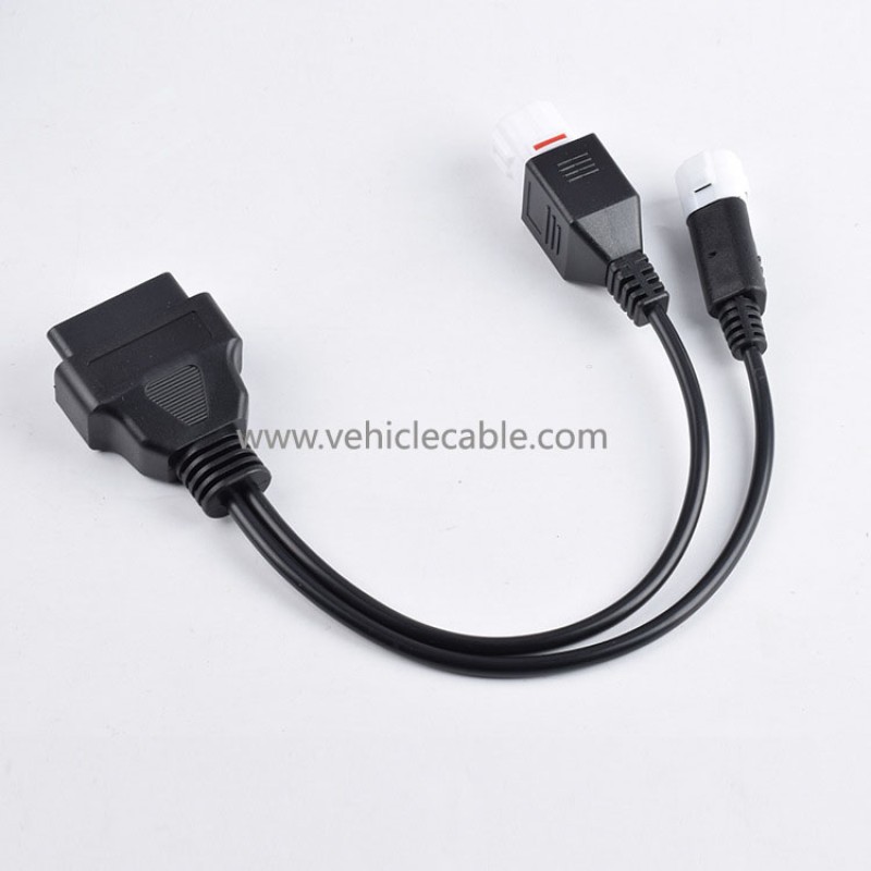 OBD to 3pin for yamaha Motorcycle 3pin motorbike yamaha one point two adapter cable 