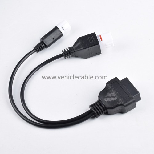 OBD to 3pin for yamaha Motorcycle 3pin motorbike yamaha one point two adapter cable