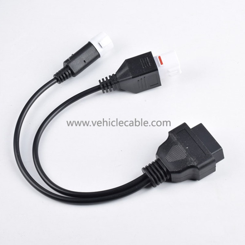 OBD to 3pin for yamaha Motorcycle 3pin motorbike yamaha one point two adapter cable 
