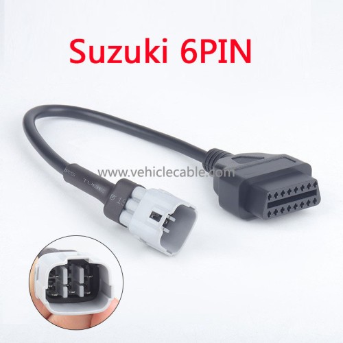 6 pin for Suzuki OBD Motorcycle 6 pin motorbike adapter cable Suitable for Suzuki Motorcycle