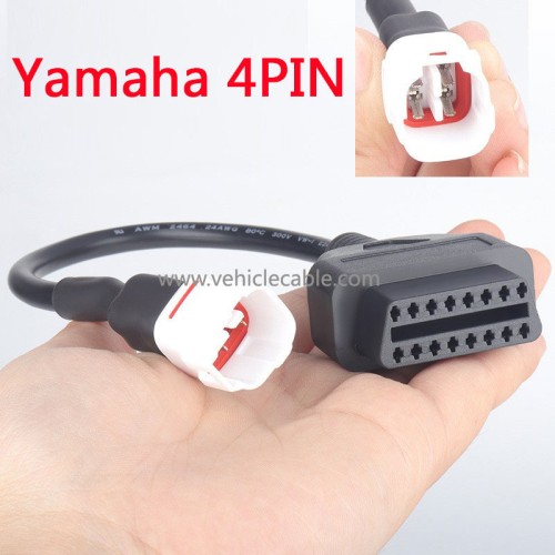 OBD to 4pin for yamaha Motorcycle 4pin Locomotive Adaptor Cable for Yamaha Yamaha