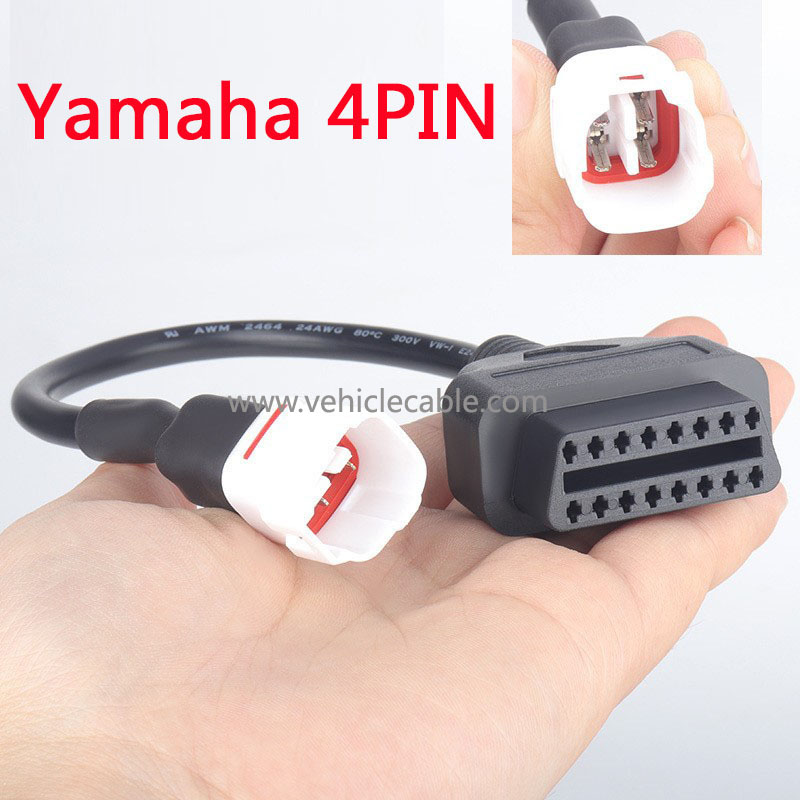 OBD 16pin to 6 pin for KTM Motorcycle 6 pin motorbike adapter cable for locomotives 