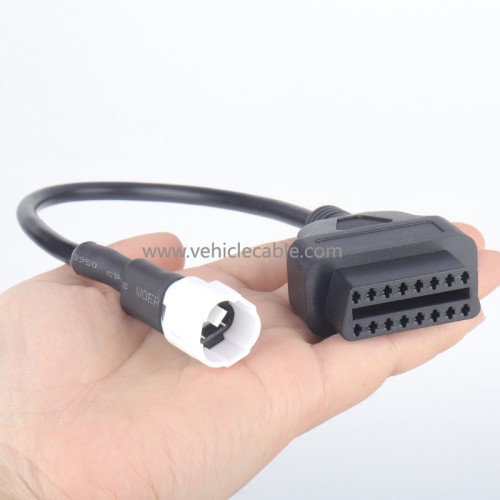 OBD to 3pin for yamaha Motorcycle 3pin Locomotive Adaptor Cable for Yamaha