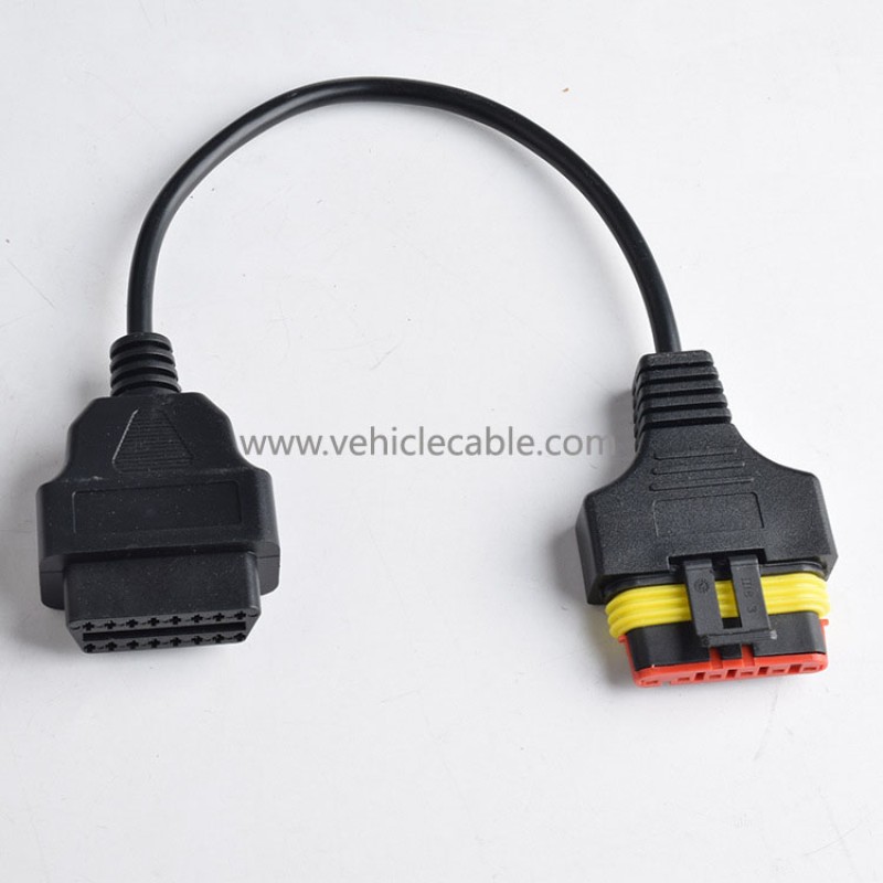 OBD for Benelli motorbikes 16-pin to 6-pin 6-pin motorbike Benelli 6-pin 