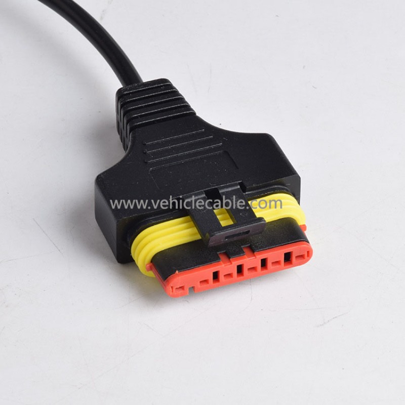 OBD for Benelli motorbikes 16-pin to 6-pin 6-pin motorbike Benelli 6-pin 