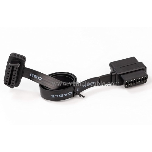 OBD II Pass-Through J1962M/F to J1962F Ribbon Splitter Cable 1 Male to 2 Female