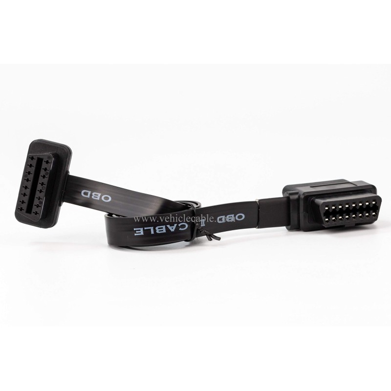 OBD II Pass-Through J1962M/F to J1962F Ribbon Splitter Cable 1 Male to 2 Female 