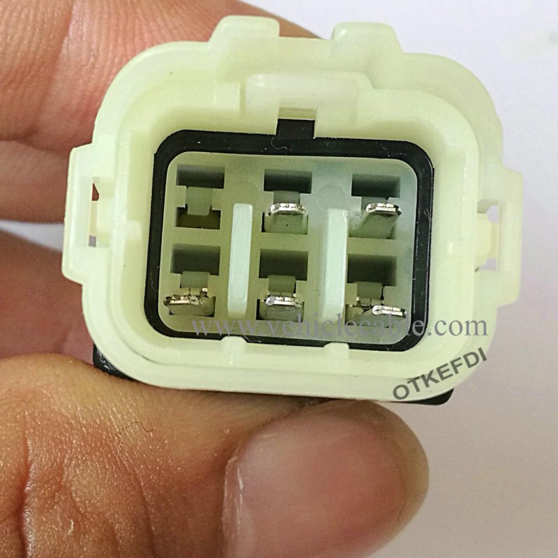 OTKEFDI Motorbike 6Pin OBD Cable Motorcycle OBD Diagnostic Connector for KWSKI Motorbikes 40cm Length 