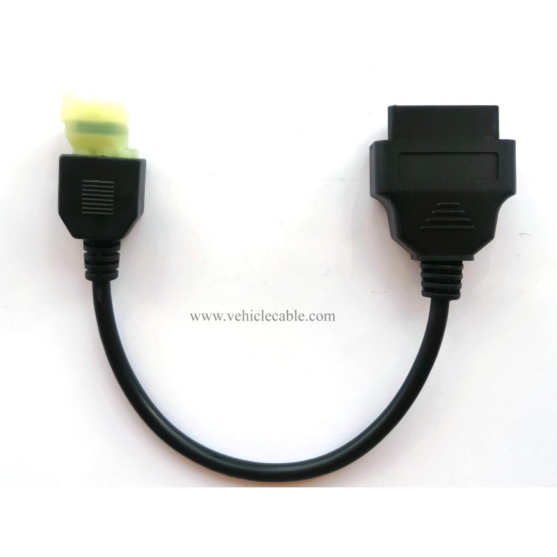 Motorbike OBD Adapter,Motorcycle 4Pin Diagnostic OBD2 (K-Line) J1962 Connector for Hondadaa Motorbikes 40CM 