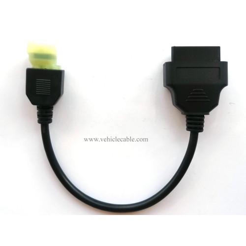 Motorbike OBD Adapter,Motorcycle 4Pin Diagnostic OBD2 (K-Line) J1962 Connector for Hondadaa Motorbikes 40CM