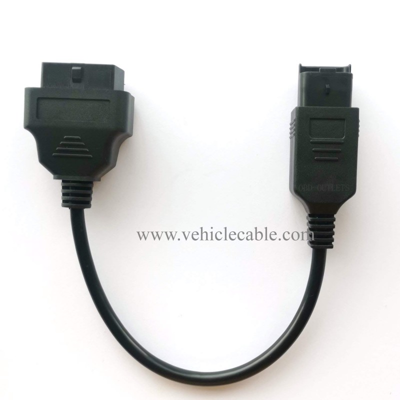 Motorbike OBD 4 Pin Diagnostic Adapter, Multistrada Motorcycle OBDII DDA Can-Bus Connector for Dduucaattii Motorbikes 40cm Length 