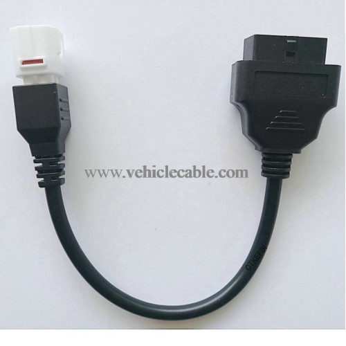 OTKEFDI Motorcycle 4pin OBD Diagnostic CANBUS Cable for Yama Motorbike 40CM Length