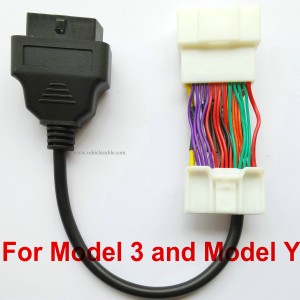 Model 3 & Model Y OBD2 Diagnostic Harness Scanner Splitter 26Pin Adapter for Tesla Model 3 & Model Y Post Jan 2019 to Now Black 