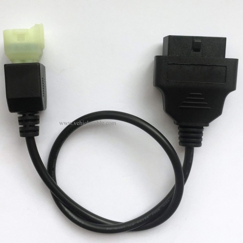 OTKEFDI OBD 6Pin Motorbike Diagnostic Adapter,Duke RC Motors Kline CAN-Bus OBD2 Diagnosis Connector 40CM