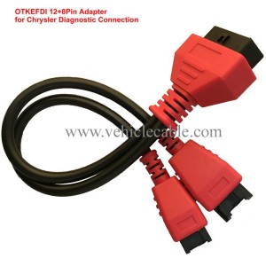 OBD 12+8 Pin Programming Adaptor,OBD2 Diagnostic Adapter for Ch-rysl-er 