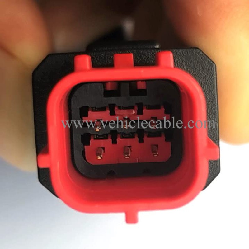 6 Pin OBD Motorcycle Adapter,Euro5 Motor Bike Motorrad Diagnostic OBD2 K-Line CAN-Bus Cable for 6pin Socket Motorbikes 40cm Length 