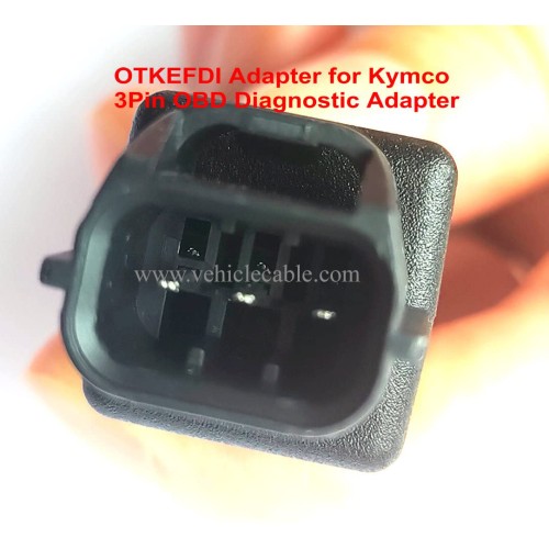 3 Pin Motorbike OBD Adapter,Motorrad Motorcycle OBD2 Diagnostic Cable for KYM-CO Motors