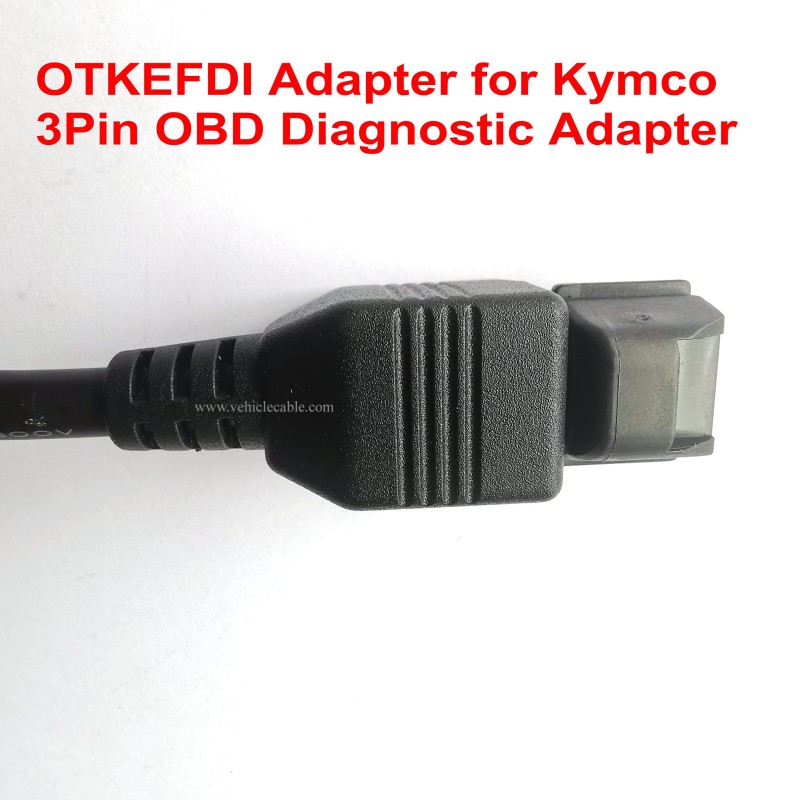 3 Pin Motorbike OBD Adapter,Motorrad Motorcycle OBD2 Diagnostic Cable for KYM-CO Motors 