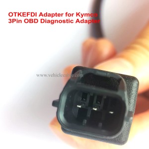 3 Pin Motorbike OBD Adapter,Motorrad Motorcycle OBD2 Diagnostic Cable for KYM-CO Motors 