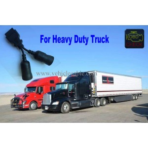 OBD 6Pin+9Pin J1708+J1939 Cable for Diesel Truck 