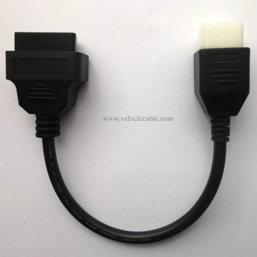 6Pin Motor Bike OBD Adapter,Motorrad Motorcycle OBD2 Diagnostic Cable Connector for Delphi ECU Motors